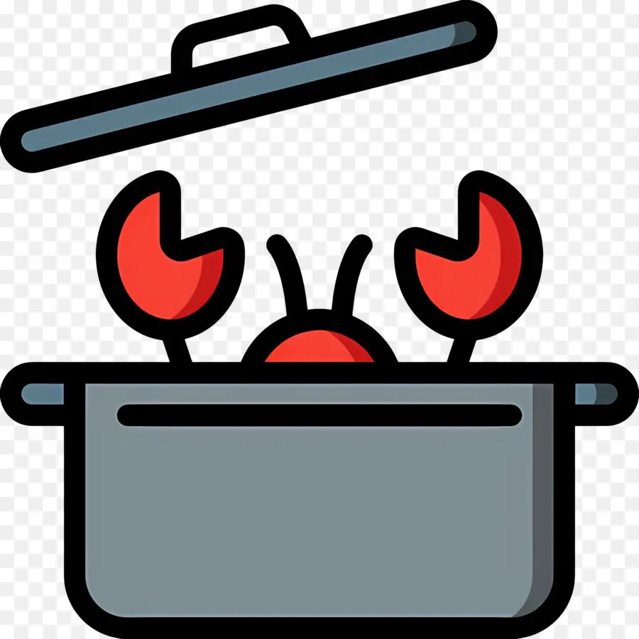 Fruit De Mer，Crabe En Pot PNG