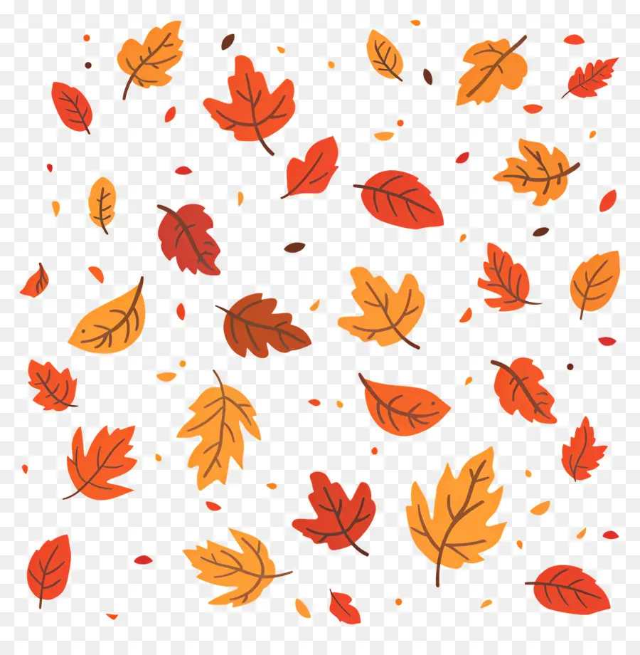 Feuilles Tombées，Feuilles D'automne PNG