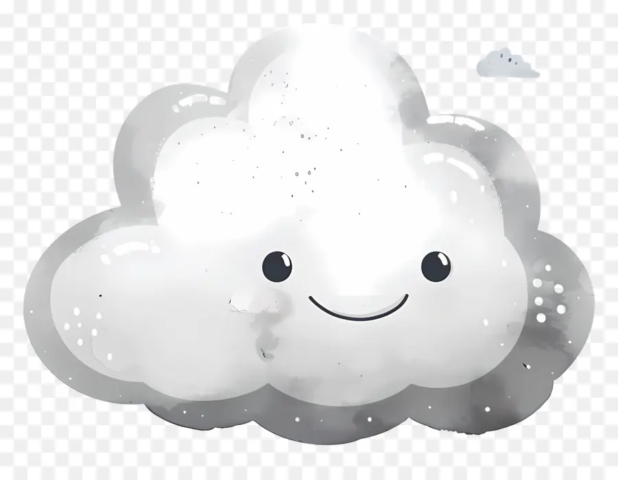 Nuage Mignon，Souriant PNG