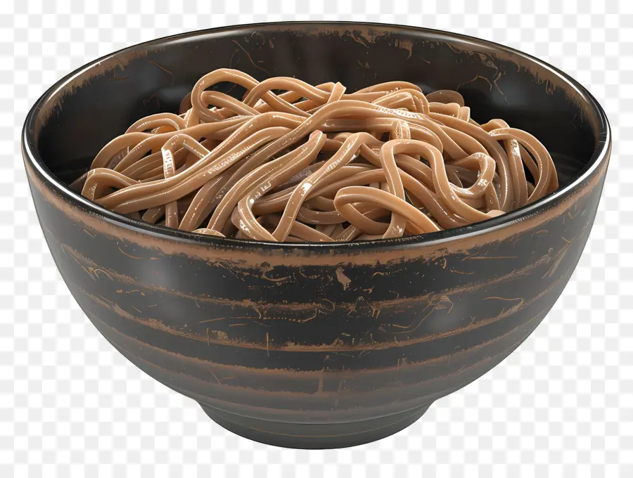 Nouilles Soba，Nouilles Brunes PNG