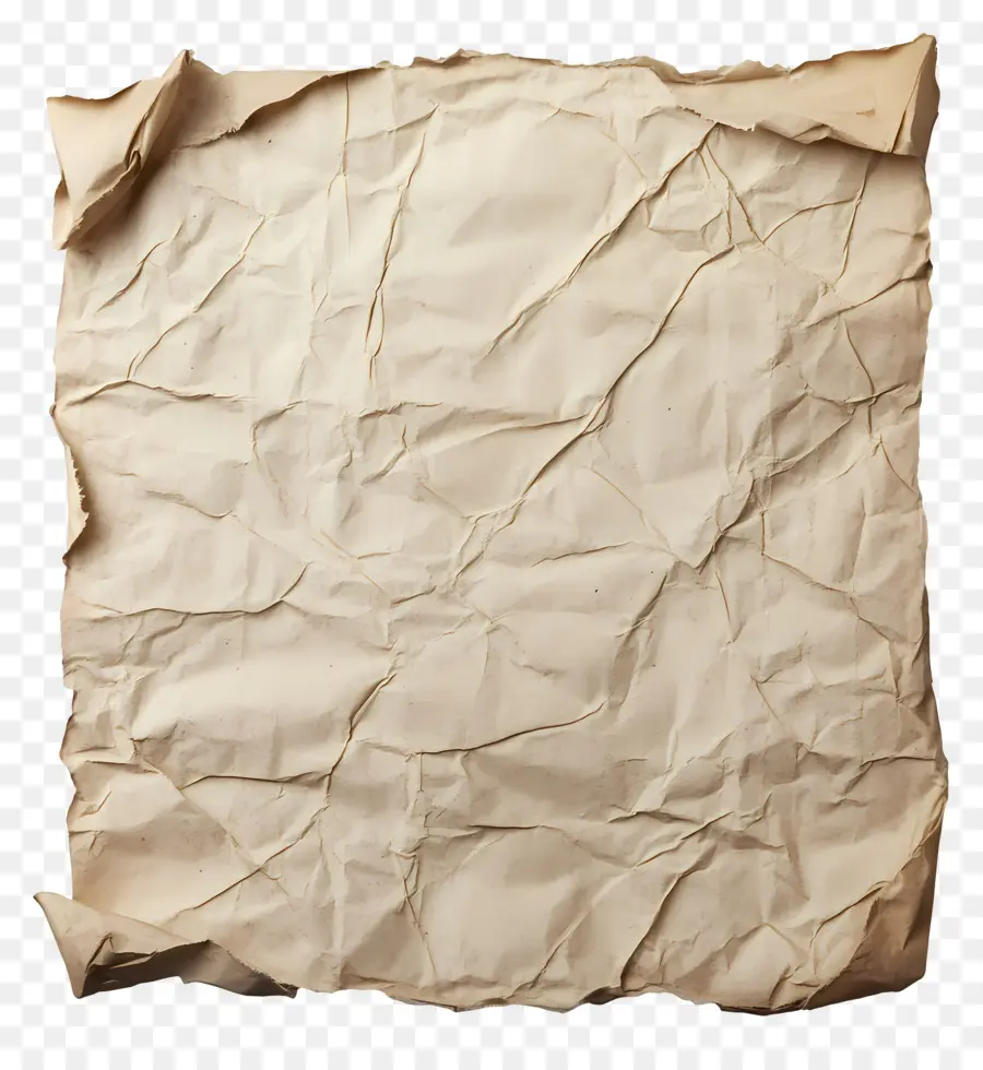 Vieux Papier Froissé，Froissé PNG