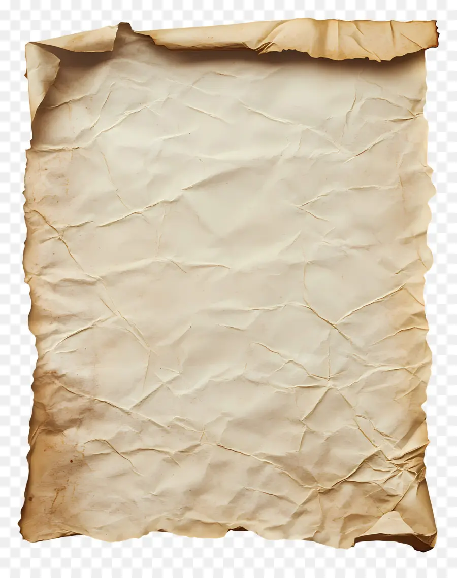 Vieux Papier Froissé，Vieux Papier PNG