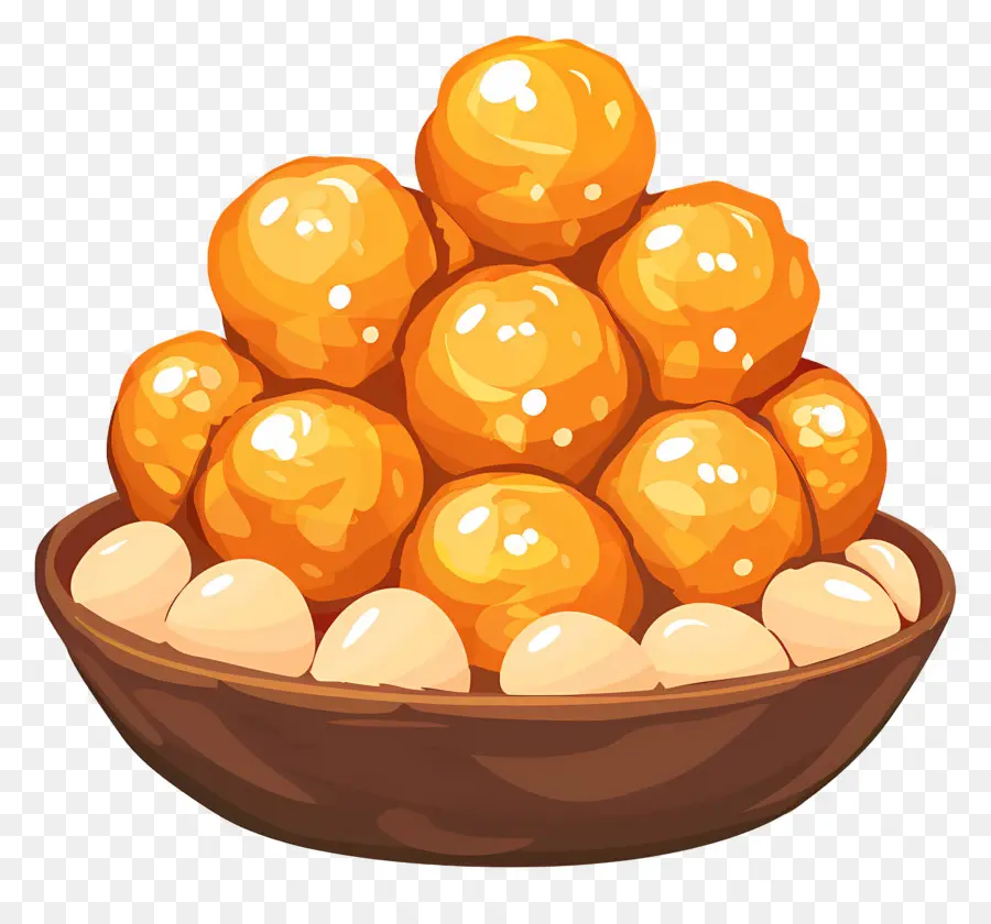 Bonbons Indiens，Bonbons Dans Un Bol PNG