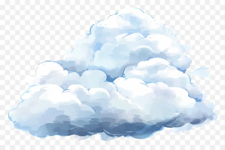 Nuage Aquarelle，Nuages PNG