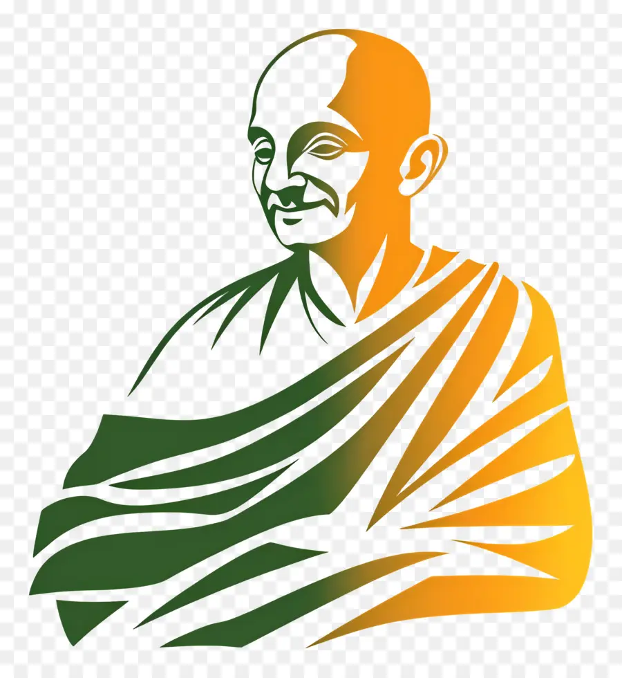 Gandhi，Illustration D'une Personne PNG