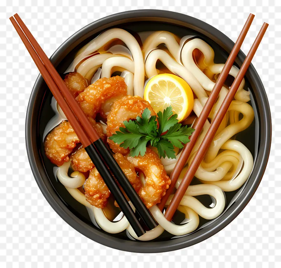 Udon，Udon Au Poulet PNG