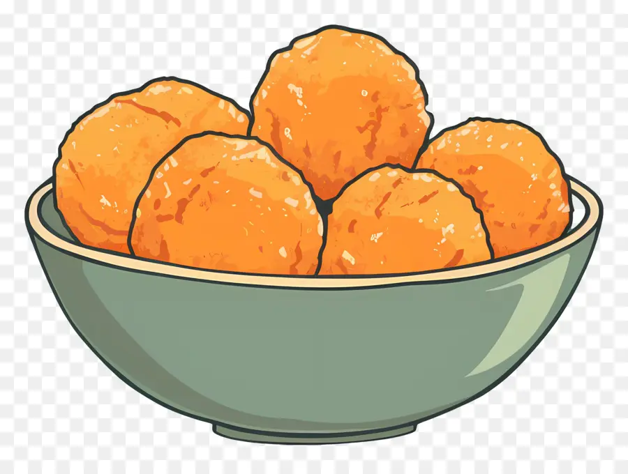 Bonbons Indiens，Boules Oranges PNG