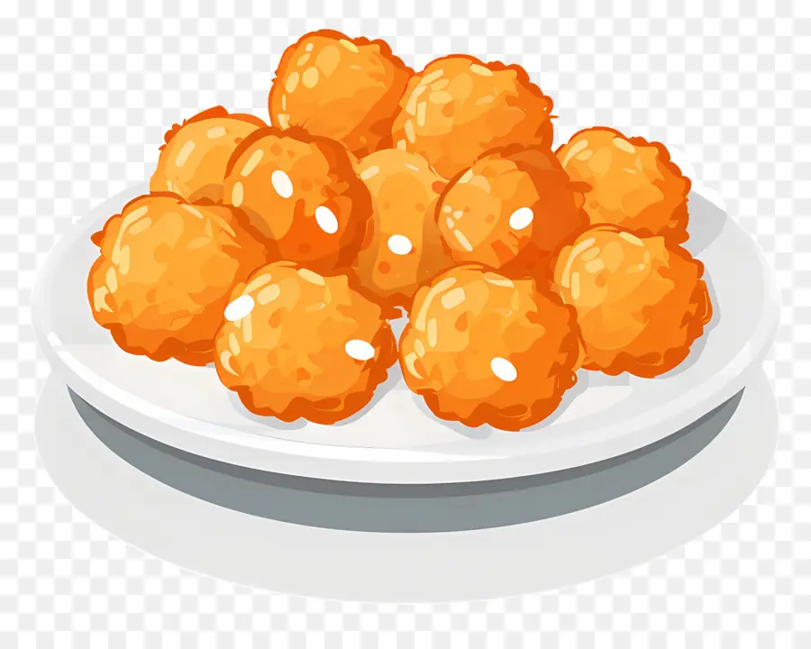 Bonbons Indiens，Boules Oranges PNG