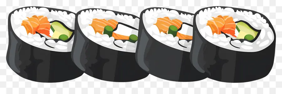 Rouleau De Sushi，Rouleaux De Sushis PNG