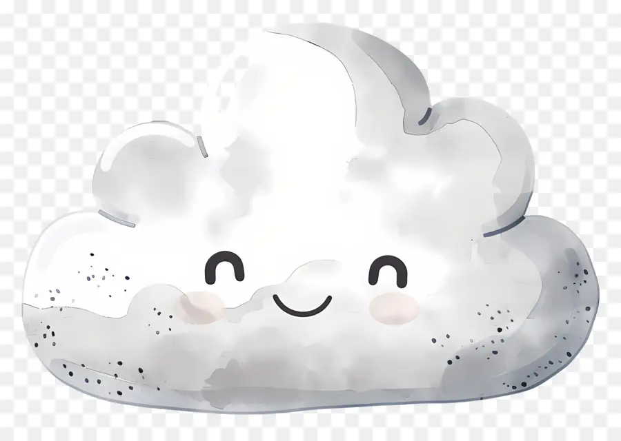 Nuage Mignon，Souriant PNG