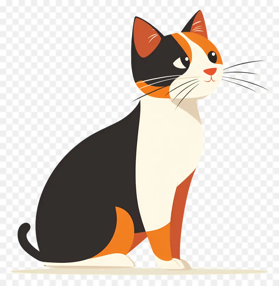 Dessin Animé De Chat，Chat Calico PNG