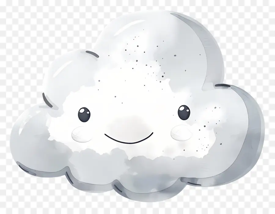 Nuage Mignon，Souriant PNG