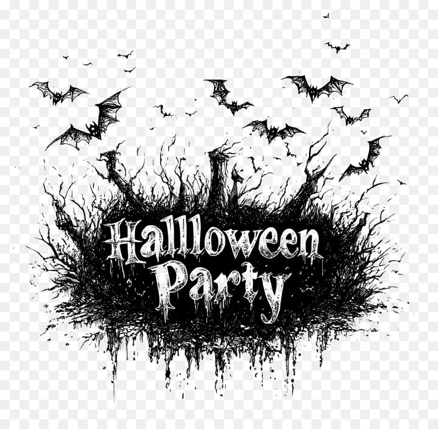 Fête D'halloween，Texte De Fête D'halloween PNG