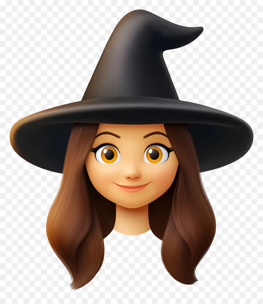 Emoji D'halloween，Emoji De Sorcière PNG