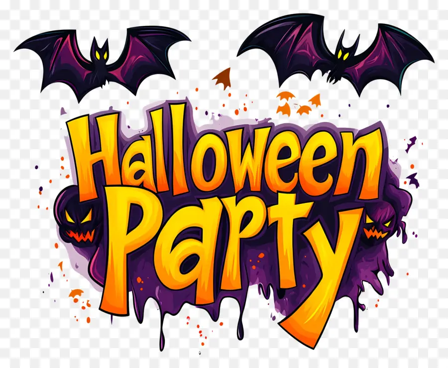 Fête D'halloween，Texte De Fête D'halloween PNG