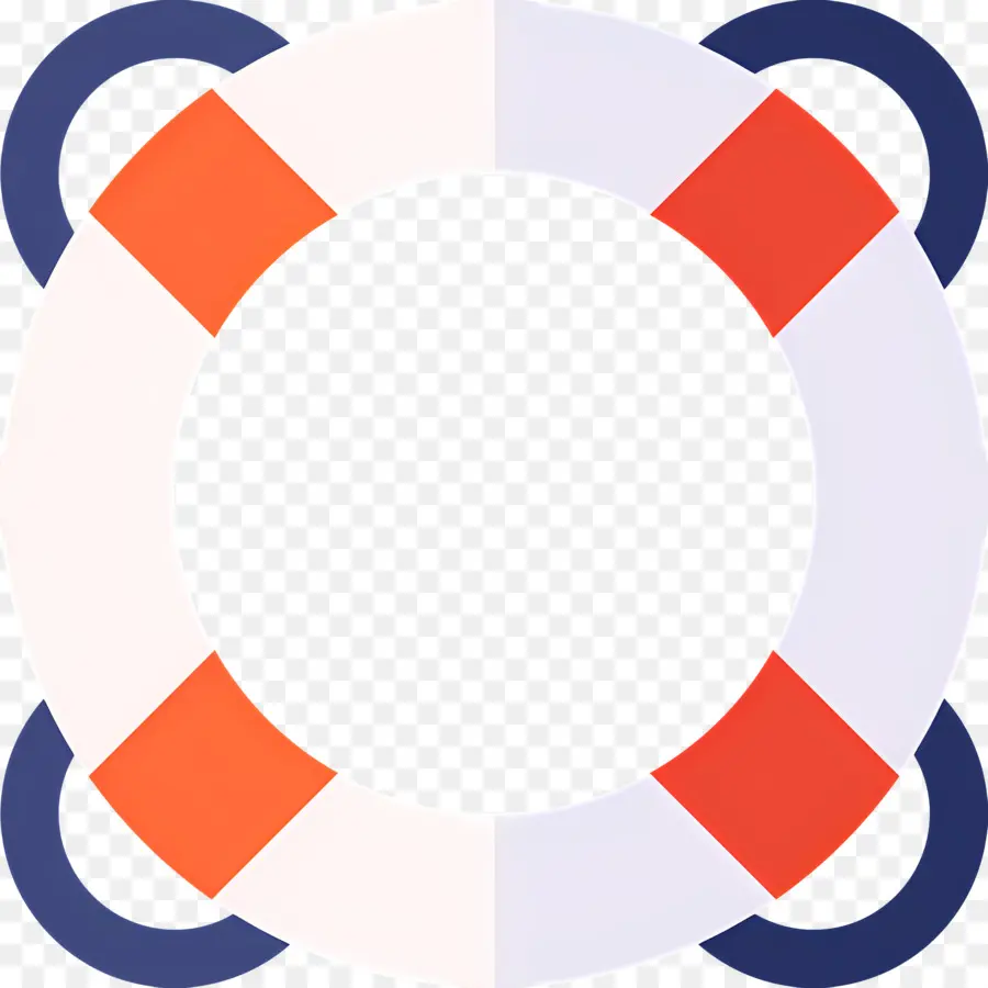 Bouée De Sauvetage，Bouée De Sauvetage Orange Et Bleue PNG