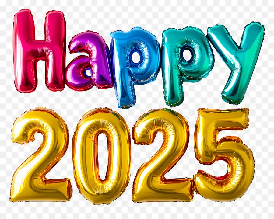 Nouvel An 2025，Bonjour 2025 3d PNG