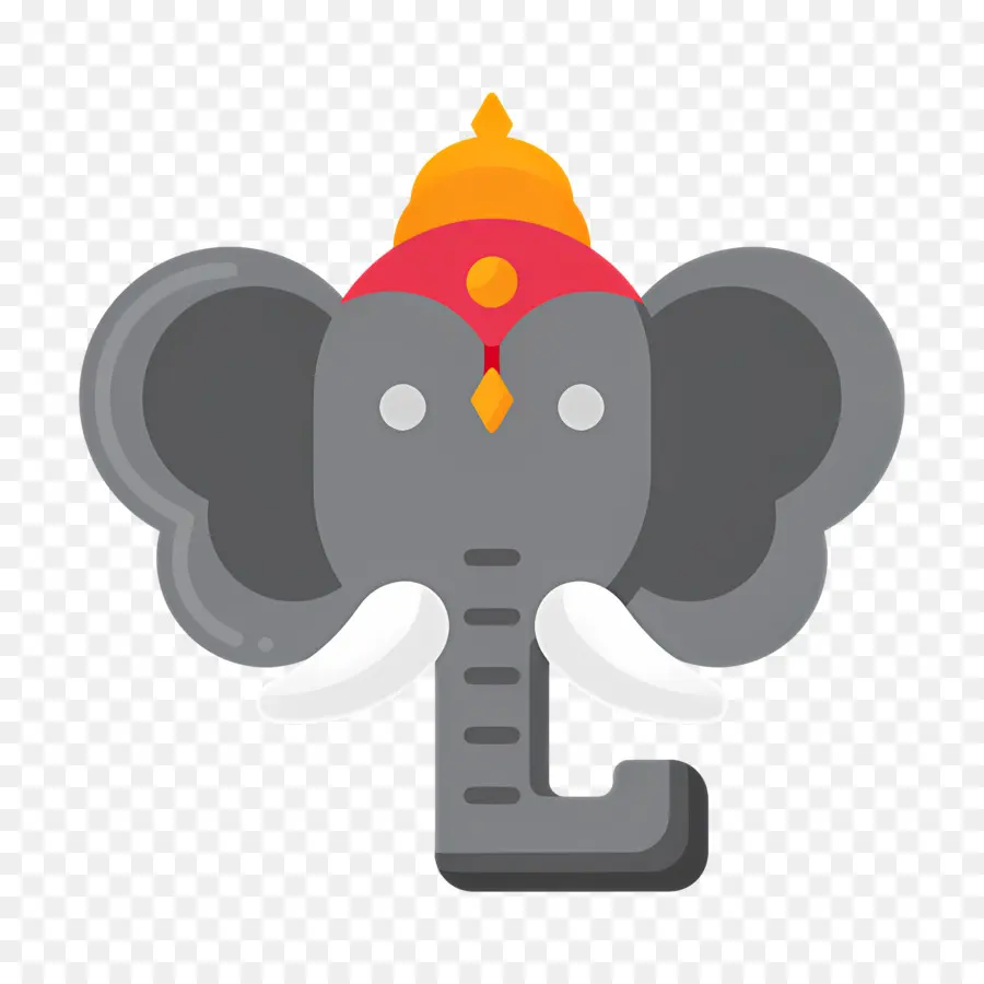 Ganesh，Visage D'éléphant PNG