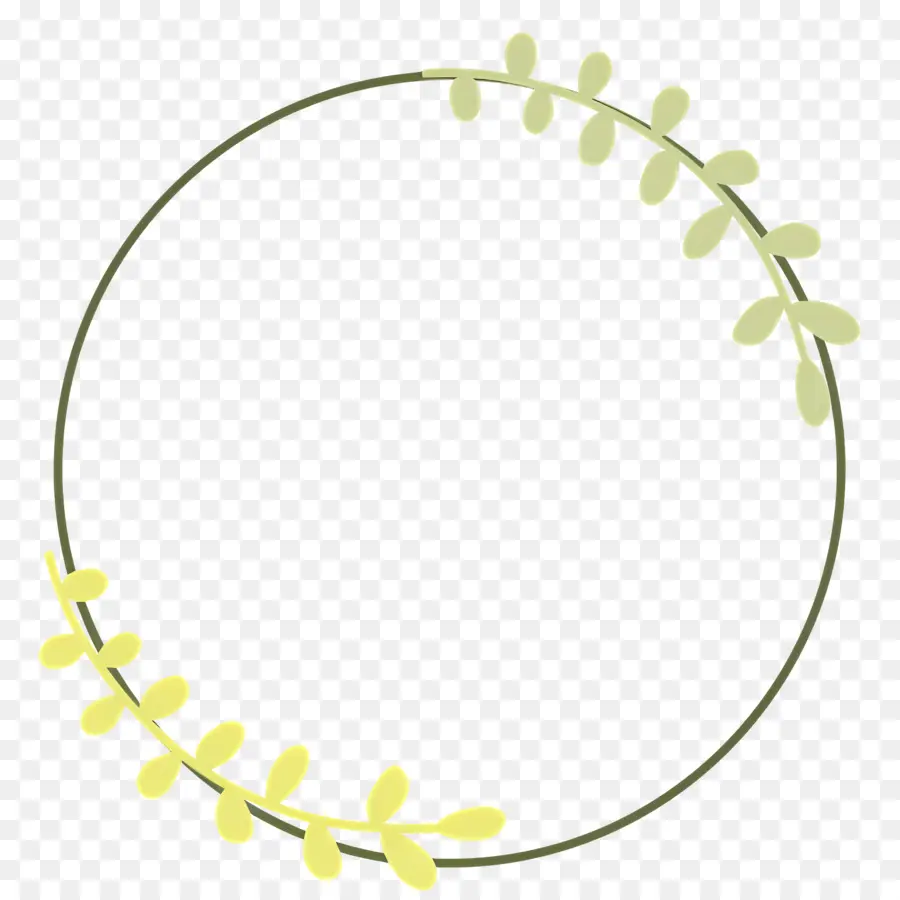 Cercle De Fleurs，Couronne De Feuilles PNG