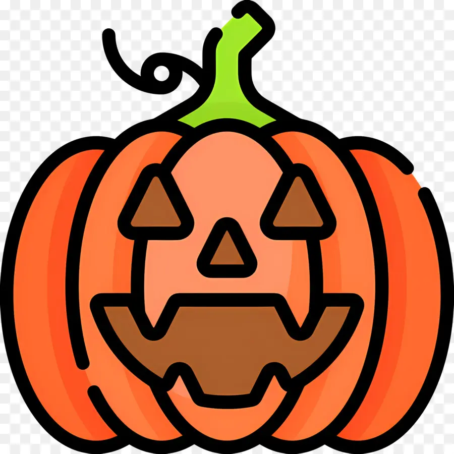 Citrouille D'halloween，Lanterne Citrouille Orange PNG