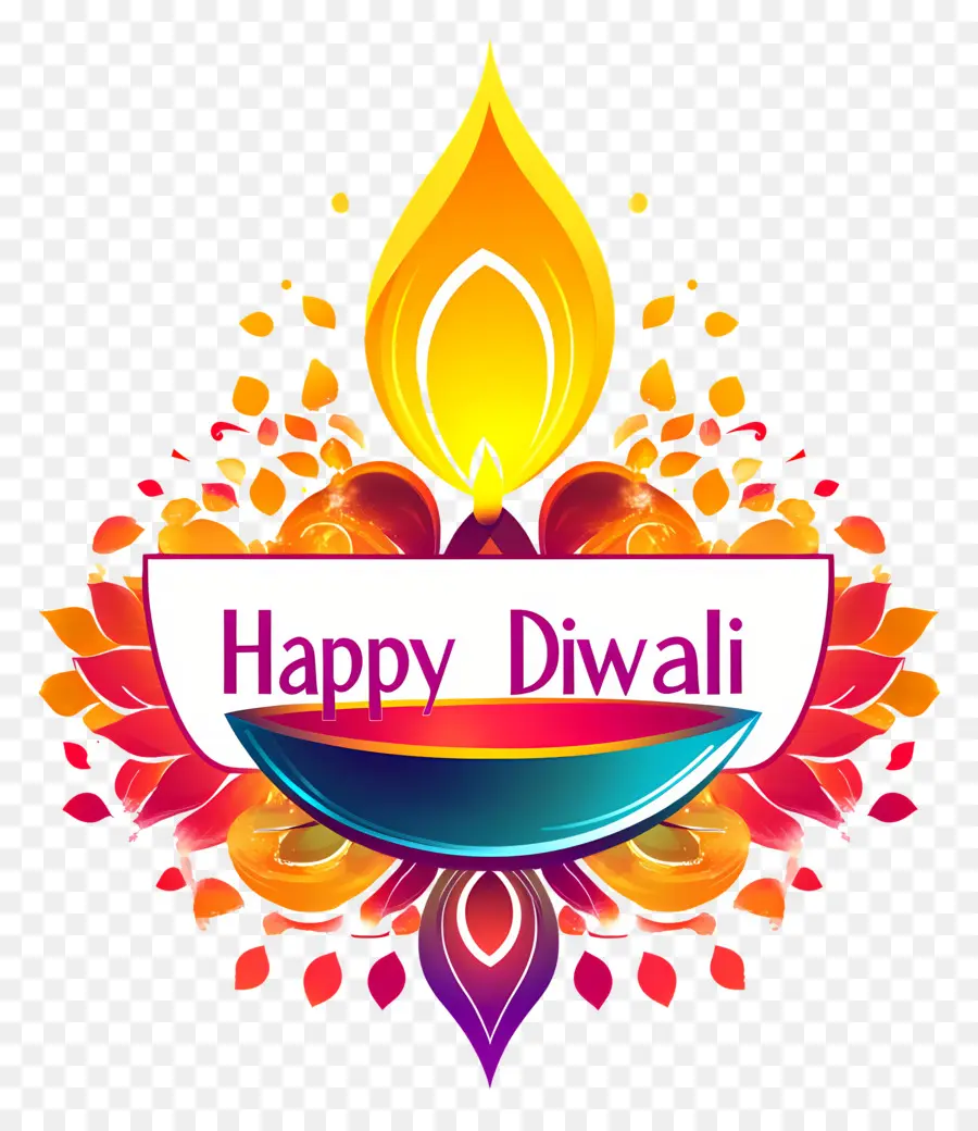 Joyeux Diwali，Lampe De Diwali PNG