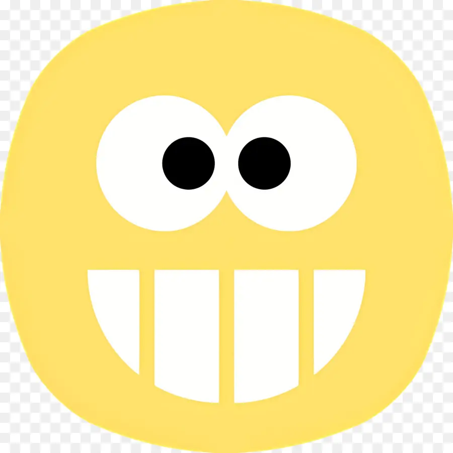 Emoji Visage Grimaçant，Emoji Souriant PNG