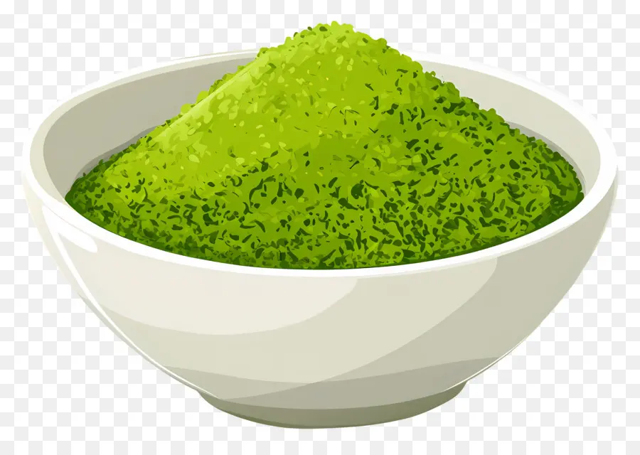 Poudre De Matcha，Poudre Verte PNG