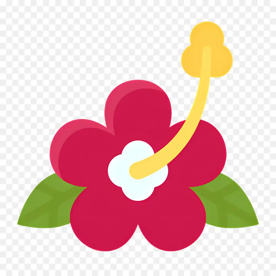 Fleur Tropicale，Fleur Rouge PNG