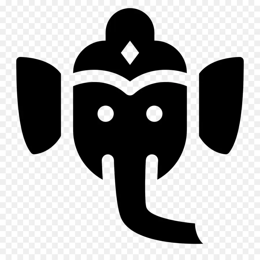 Ganesh，Visage D'éléphant PNG