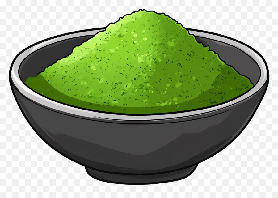 Poudre De Matcha，Poudre Verte PNG