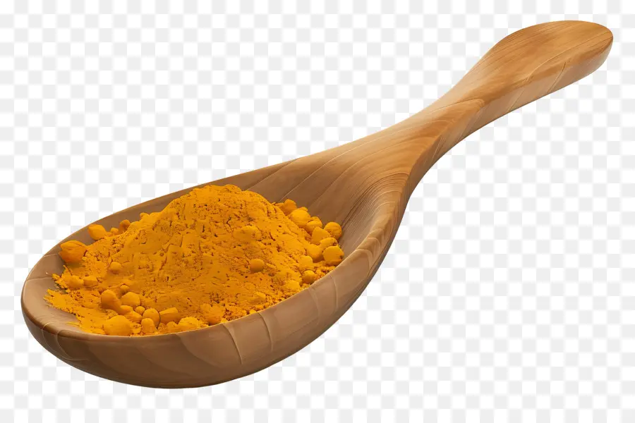 Poudre De Curcuma，Cuillère De Curcuma PNG