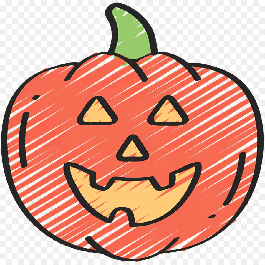 Citrouille D'halloween，Lanterne Citrouille Orange PNG