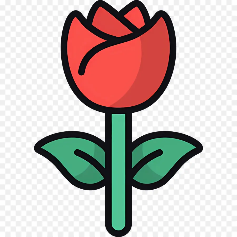 Fleur Rose，Rose Rouge PNG