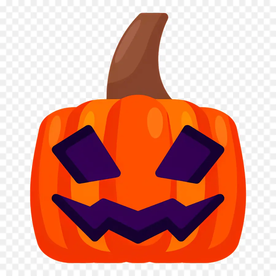 Citrouille D'halloween，Lanterne Citrouille Orange PNG