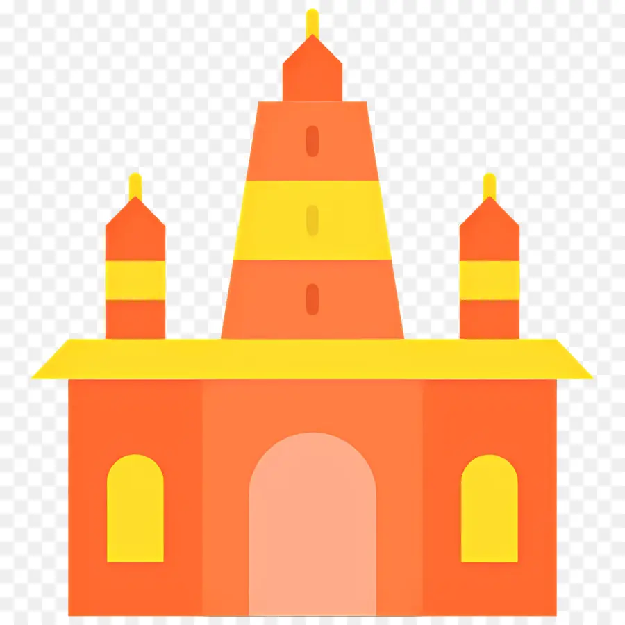 Temple Hindou，Illustration Du Temple PNG