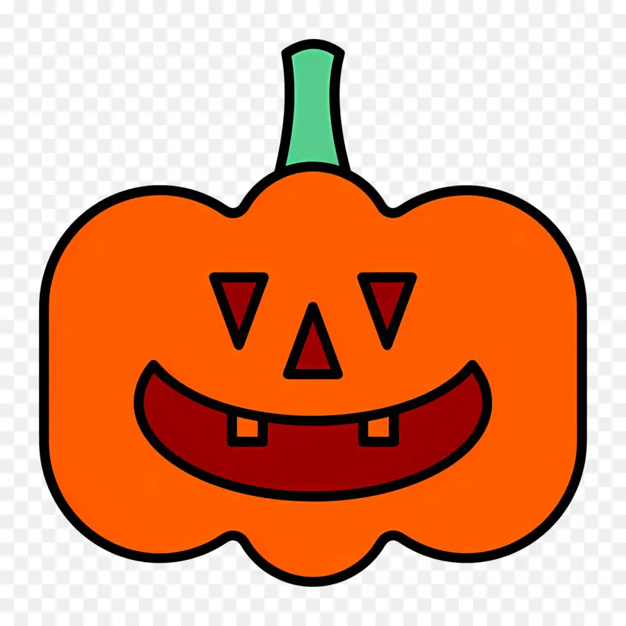 Citrouille D'halloween Effrayante，Lanterne Citrouille Orange PNG