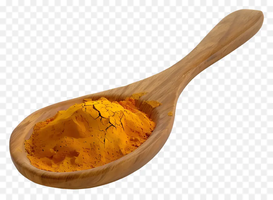 Poudre De Curcuma，Cuillères De Curcuma PNG