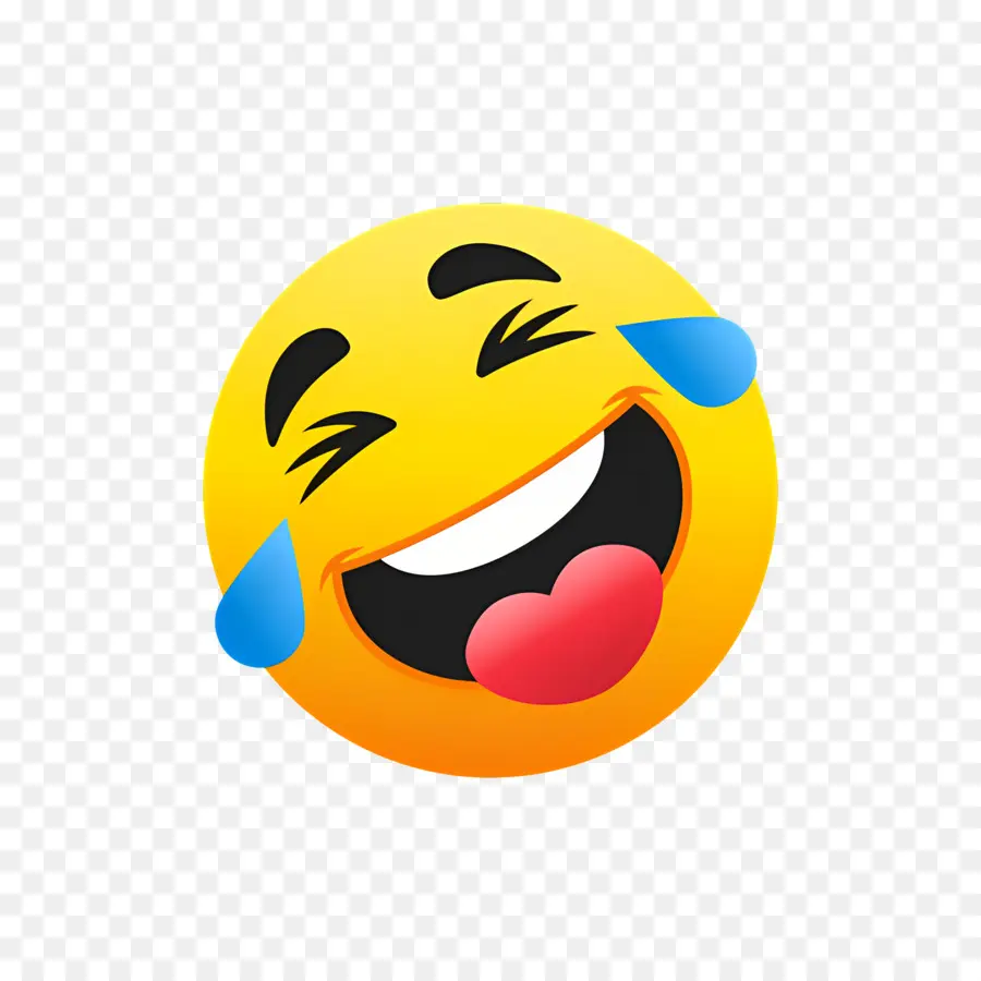 Rire Emoji，Emoji Riant PNG