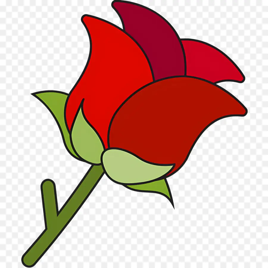 Fleur Rouge，Rose PNG