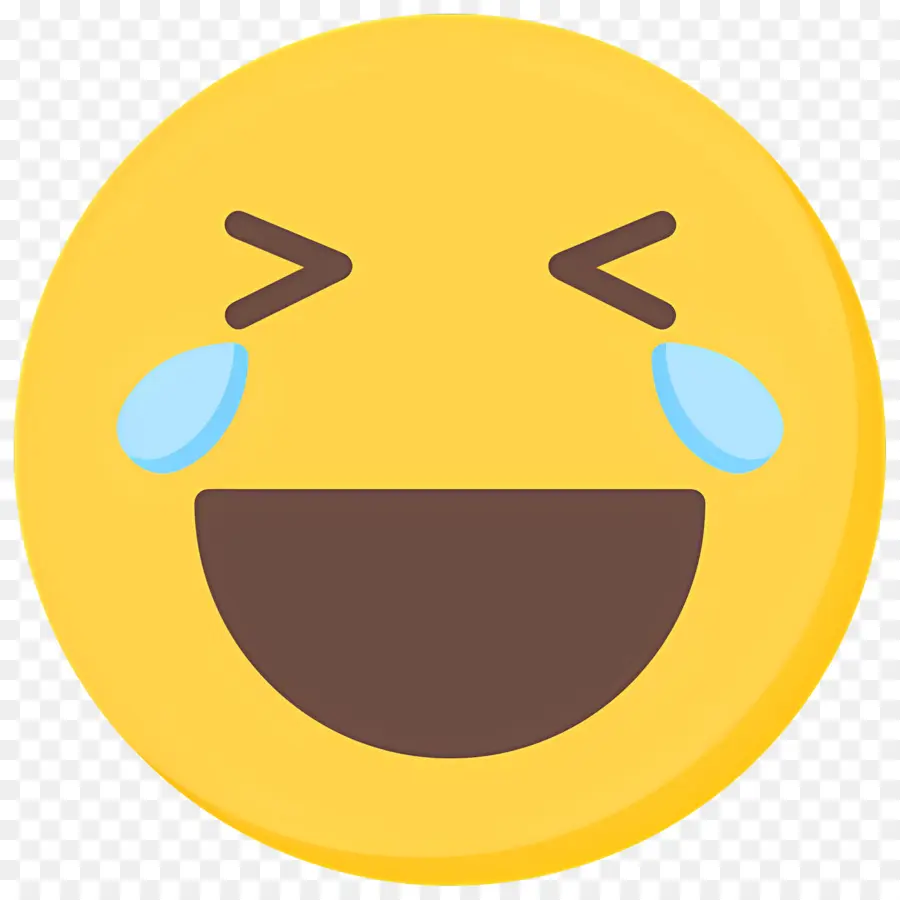 Rire Emoji，Emoji Riant PNG