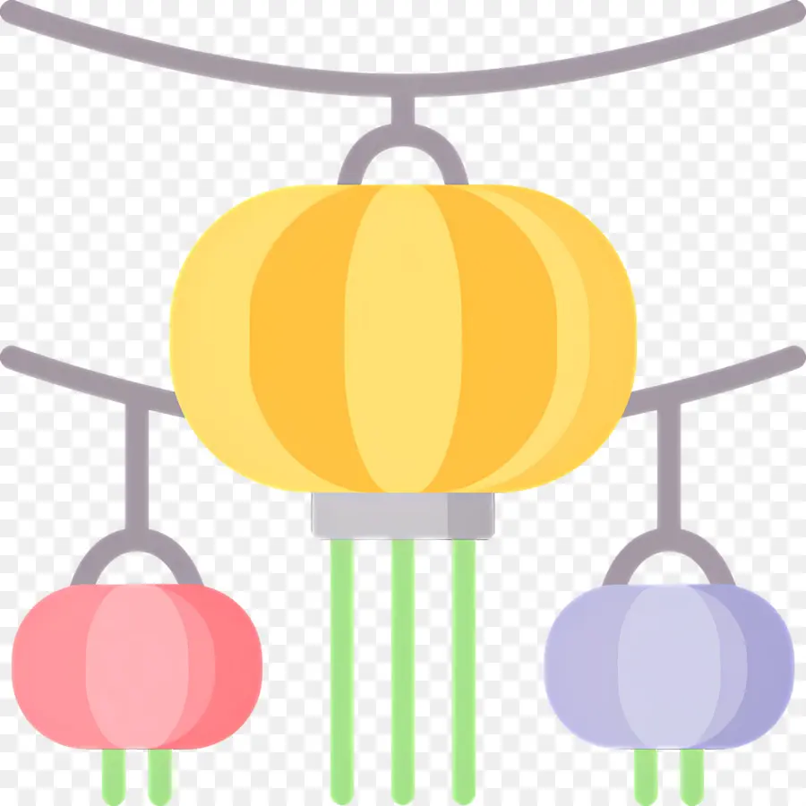 Fête De La Mi Automne，Lanternes PNG