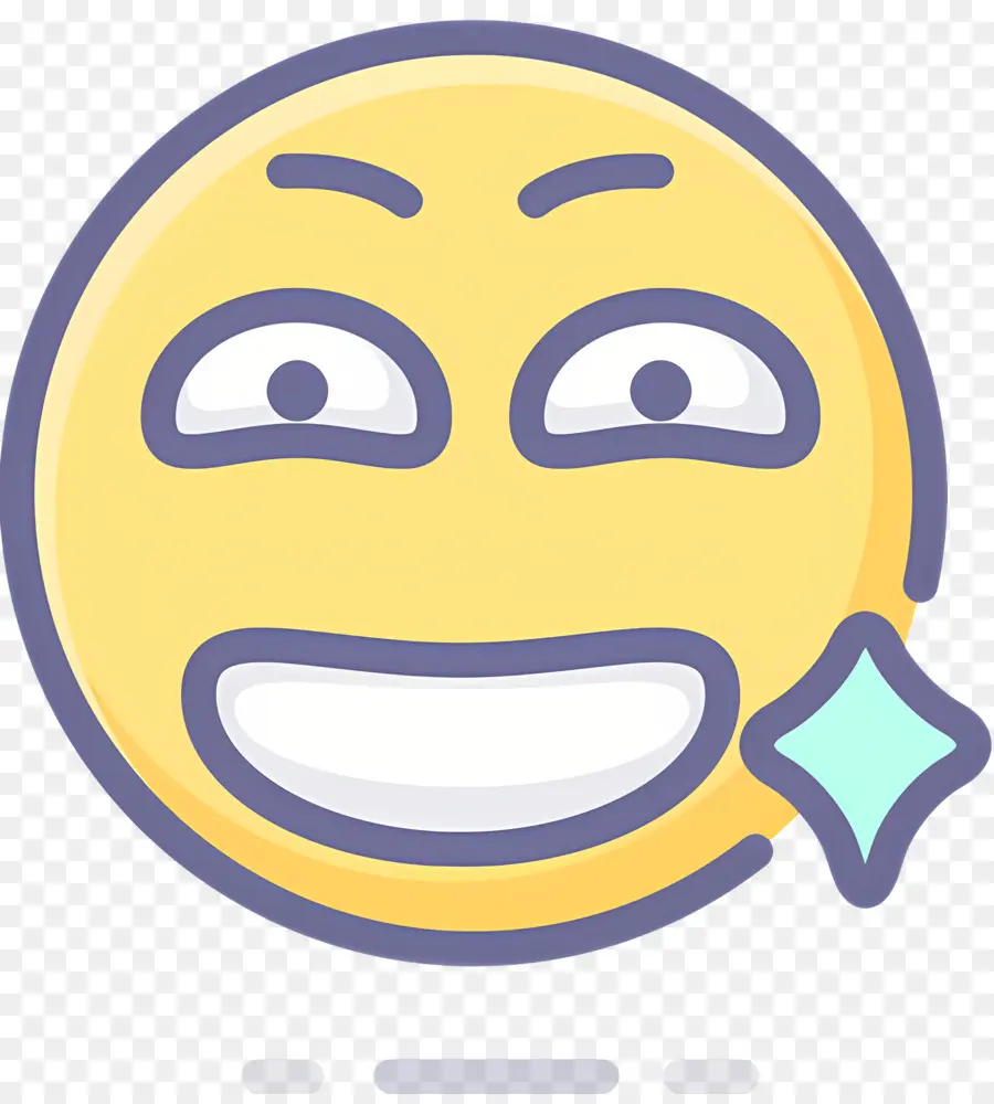 Emoji Visage Grimaçant，Emoji Souriant PNG