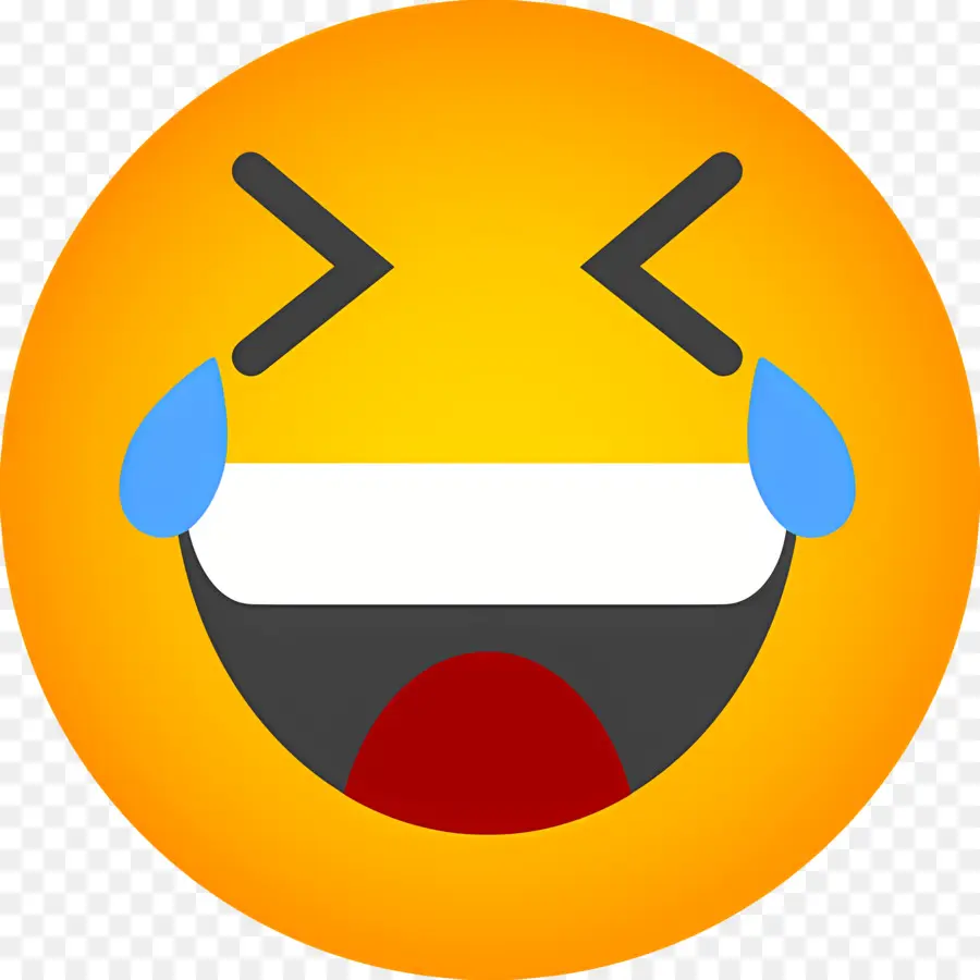 Rire Emoji，Emoji Riant PNG