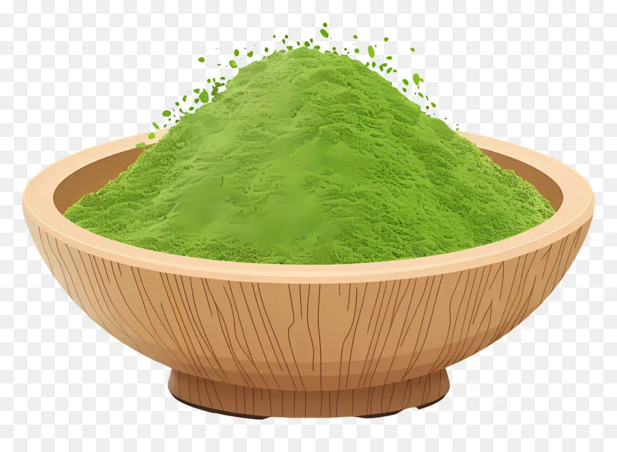 Poudre De Matcha，Poudre Verte PNG