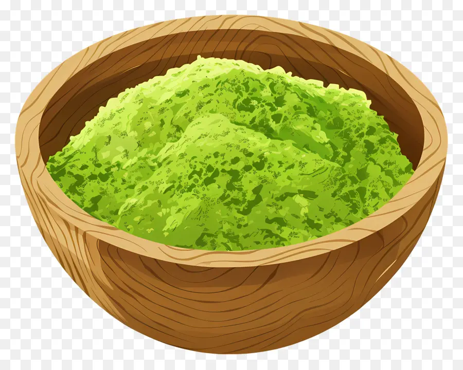 Poudre De Matcha，Poudre Verte PNG