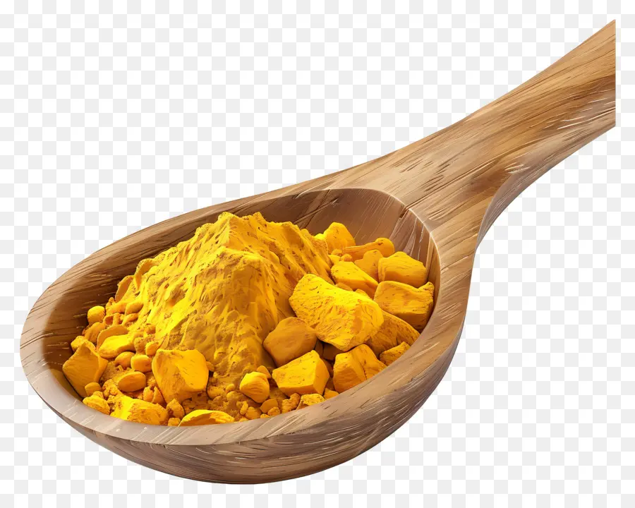 Poudre De Curcuma，Cuillère De Curcuma PNG