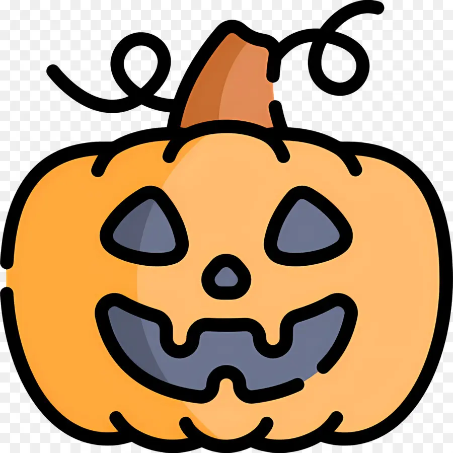 Citrouille D'halloween，Lanterne Citrouille Orange PNG