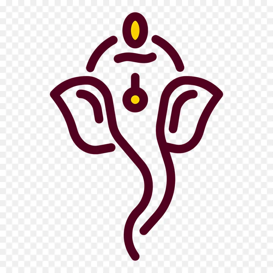 Ganesh，Contour D'éléphant PNG