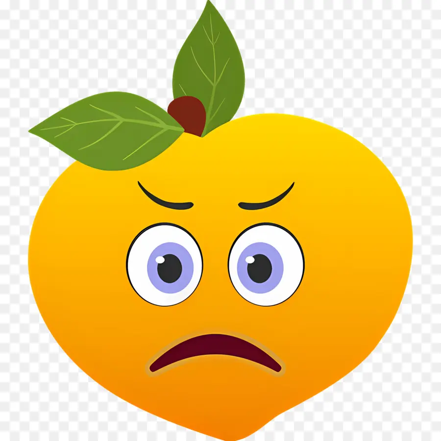 Pêche Emoji，Pêche Qui Pleure PNG