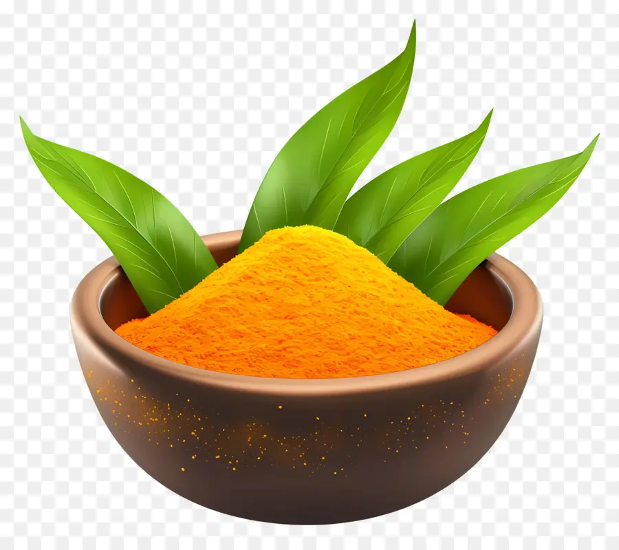 Poudre De Curcuma，Bol De Curcuma PNG